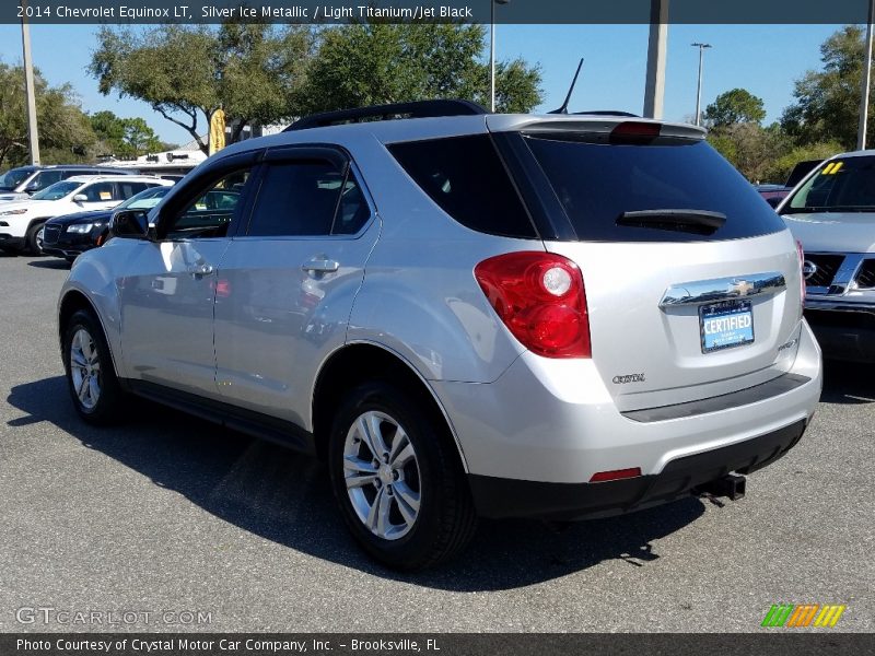 Silver Ice Metallic / Light Titanium/Jet Black 2014 Chevrolet Equinox LT