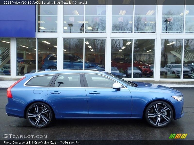  2018 V90 T6 AWD Bursting Blue Metallic
