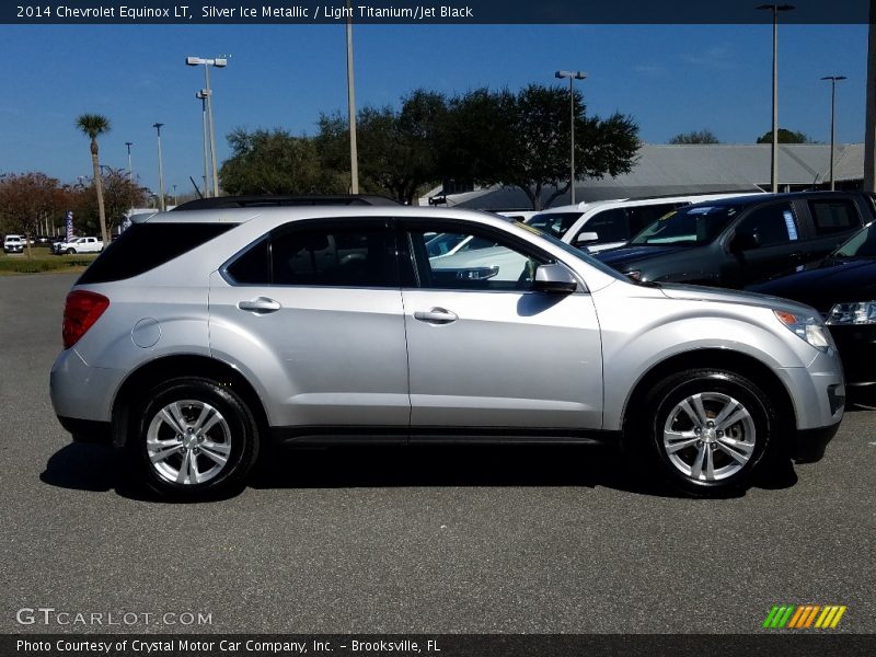 Silver Ice Metallic / Light Titanium/Jet Black 2014 Chevrolet Equinox LT