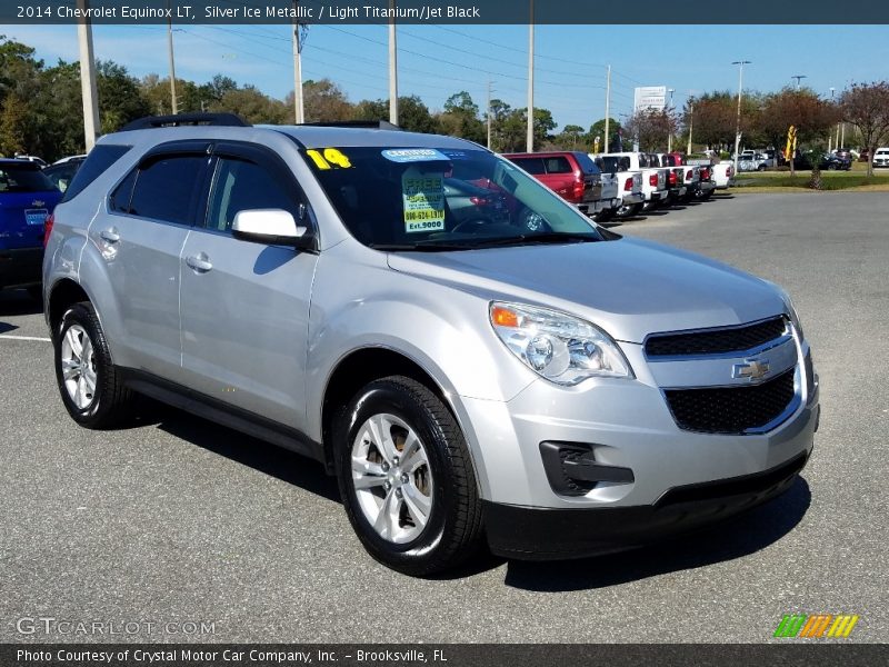 Silver Ice Metallic / Light Titanium/Jet Black 2014 Chevrolet Equinox LT