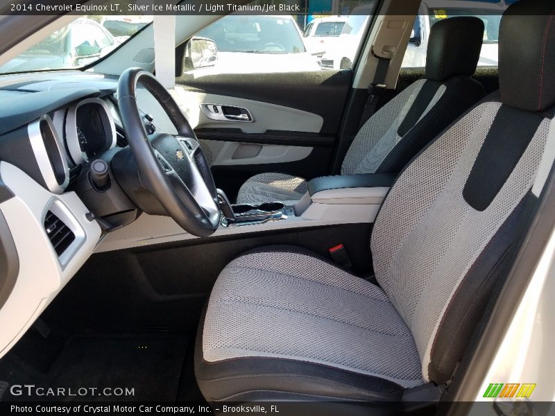 Silver Ice Metallic / Light Titanium/Jet Black 2014 Chevrolet Equinox LT