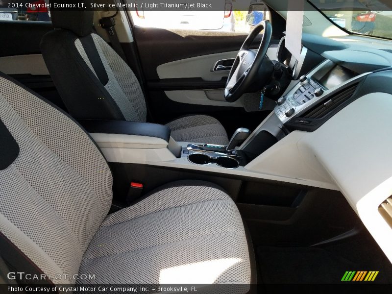 Silver Ice Metallic / Light Titanium/Jet Black 2014 Chevrolet Equinox LT
