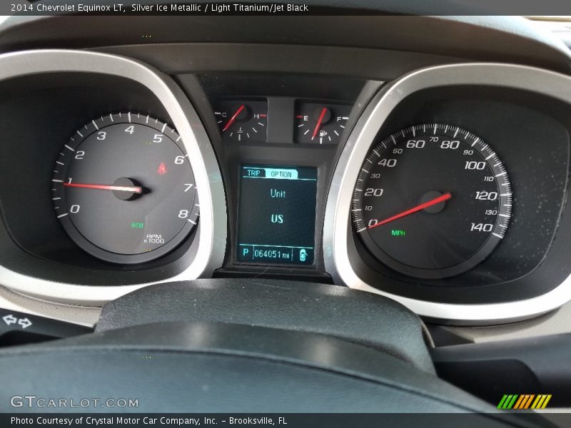 Silver Ice Metallic / Light Titanium/Jet Black 2014 Chevrolet Equinox LT