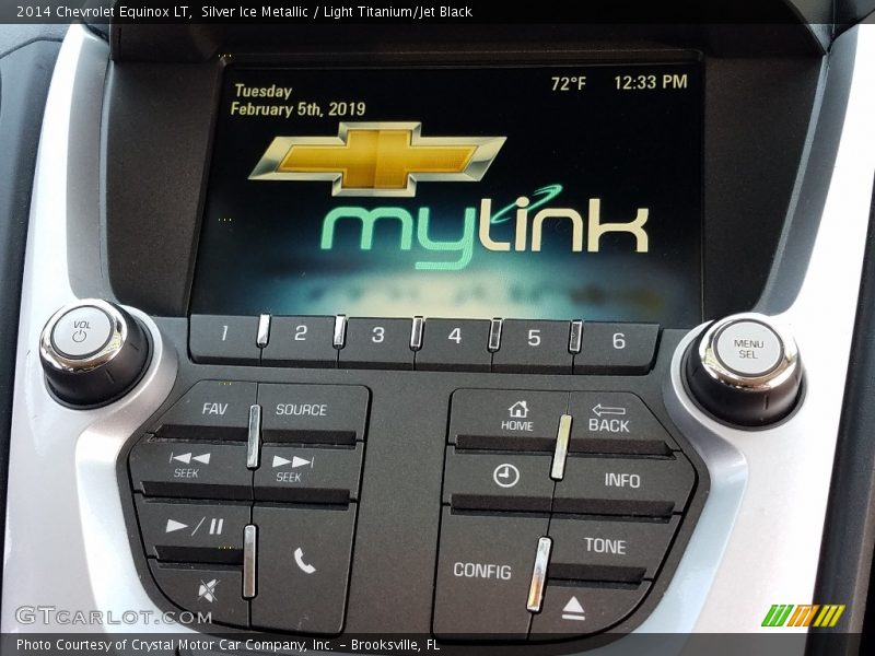 Silver Ice Metallic / Light Titanium/Jet Black 2014 Chevrolet Equinox LT