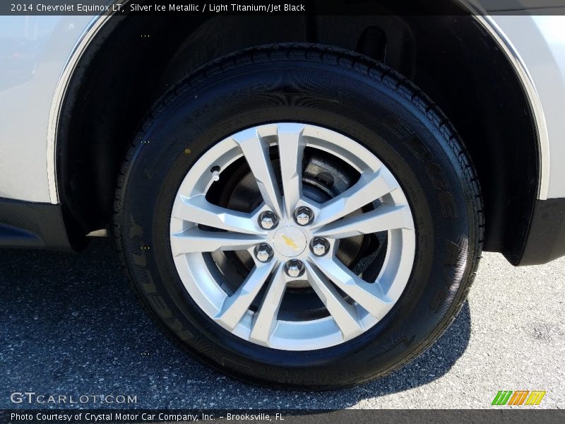 Silver Ice Metallic / Light Titanium/Jet Black 2014 Chevrolet Equinox LT