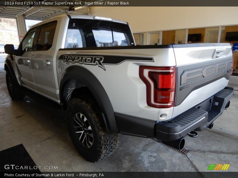 Ingot Silver / Raptor Black 2019 Ford F150 SVT Raptor SuperCrew 4x4