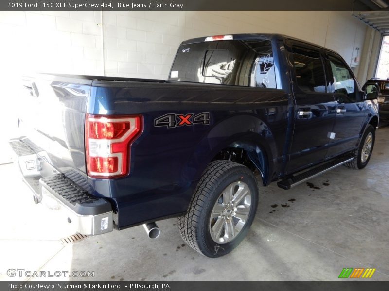 Blue Jeans / Earth Gray 2019 Ford F150 XLT SuperCrew 4x4