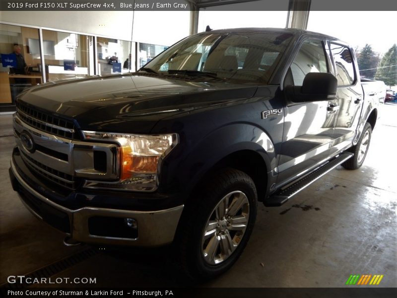 Blue Jeans / Earth Gray 2019 Ford F150 XLT SuperCrew 4x4