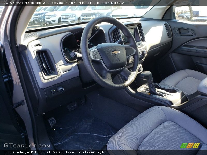Satin Steel Metallic / Jet Black/Dark Ash 2019 Chevrolet Colorado WT Crew Cab