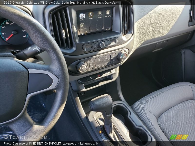 Satin Steel Metallic / Jet Black/Dark Ash 2019 Chevrolet Colorado WT Crew Cab