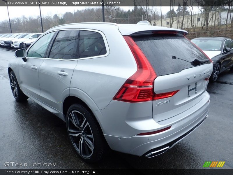 Bright Silver Metallic / Charcoal 2019 Volvo XC60 T5 AWD R-Design