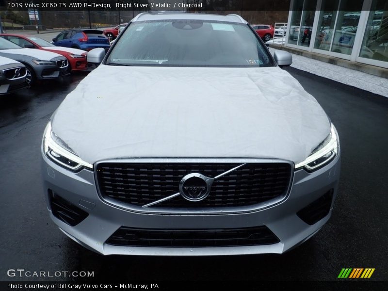 Bright Silver Metallic / Charcoal 2019 Volvo XC60 T5 AWD R-Design