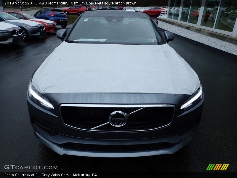 Osmium Grey Metallic / Maroon Brown 2019 Volvo S90 T5 AWD Momentum