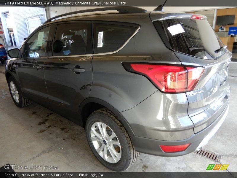 Magnetic / Chromite Gray/Charcoal Black 2019 Ford Escape SEL 4WD
