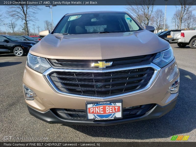 Sandy Ridge Metallic / Jet Black 2019 Chevrolet Equinox LT AWD