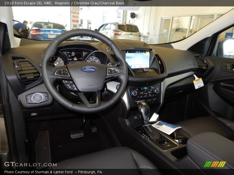 Magnetic / Chromite Gray/Charcoal Black 2019 Ford Escape SEL 4WD