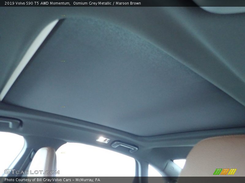 Osmium Grey Metallic / Maroon Brown 2019 Volvo S90 T5 AWD Momentum