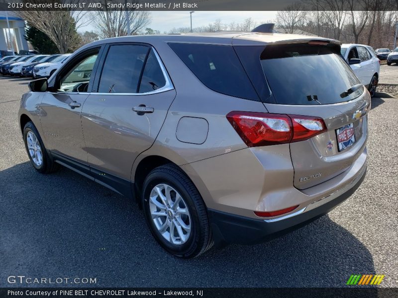 Sandy Ridge Metallic / Jet Black 2019 Chevrolet Equinox LT AWD