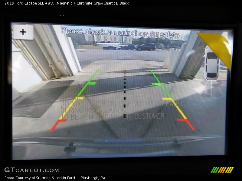 Magnetic / Chromite Gray/Charcoal Black 2019 Ford Escape SEL 4WD