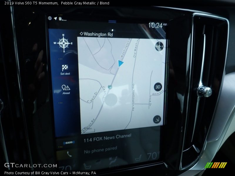 Navigation of 2019 S60 T5 Momentum