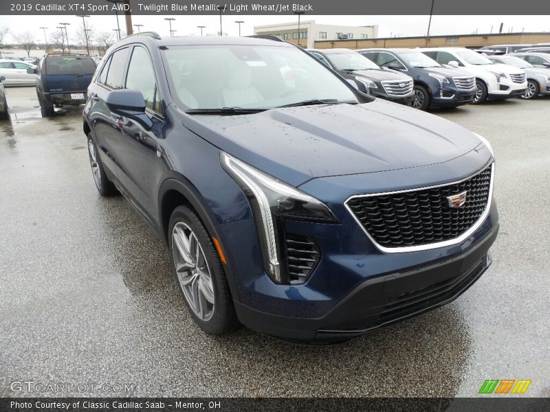 Twilight Blue Metallic / Light Wheat/Jet Black 2019 Cadillac XT4 Sport AWD