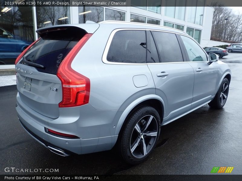 Bright Silver Metallic / Charcoal 2019 Volvo XC90 T6 AWD R-Design