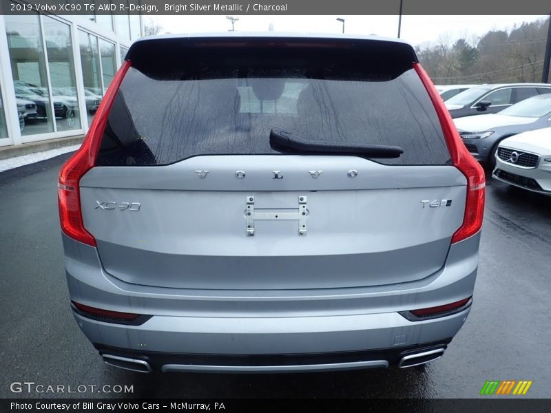 Bright Silver Metallic / Charcoal 2019 Volvo XC90 T6 AWD R-Design