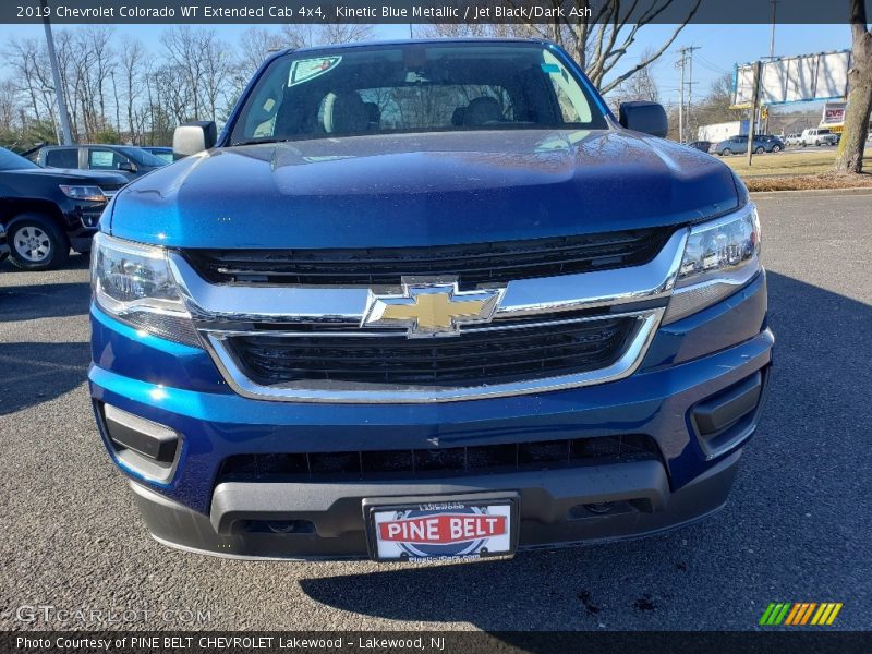 Kinetic Blue Metallic / Jet Black/Dark Ash 2019 Chevrolet Colorado WT Extended Cab 4x4
