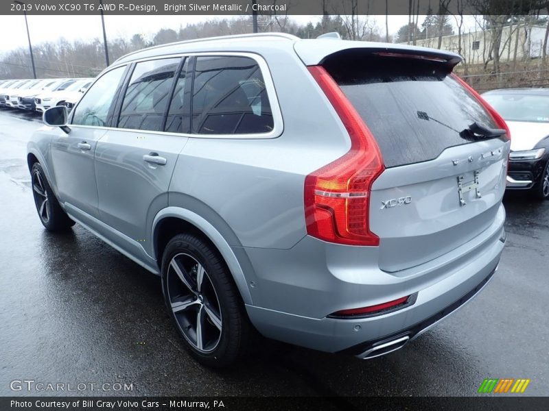 Bright Silver Metallic / Charcoal 2019 Volvo XC90 T6 AWD R-Design