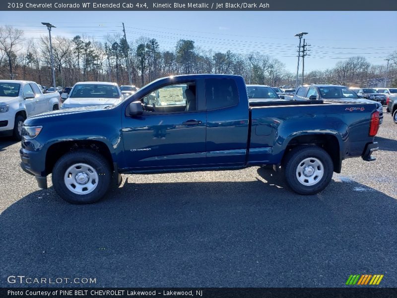 Kinetic Blue Metallic / Jet Black/Dark Ash 2019 Chevrolet Colorado WT Extended Cab 4x4