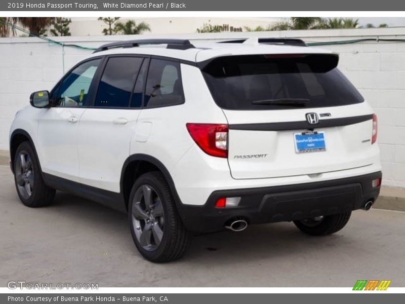 White Diamond Pearl / Black 2019 Honda Passport Touring