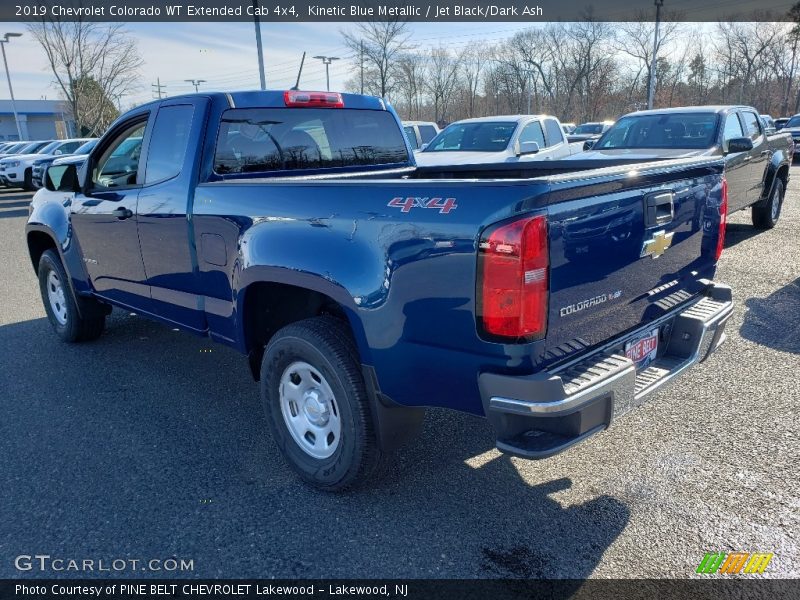 Kinetic Blue Metallic / Jet Black/Dark Ash 2019 Chevrolet Colorado WT Extended Cab 4x4