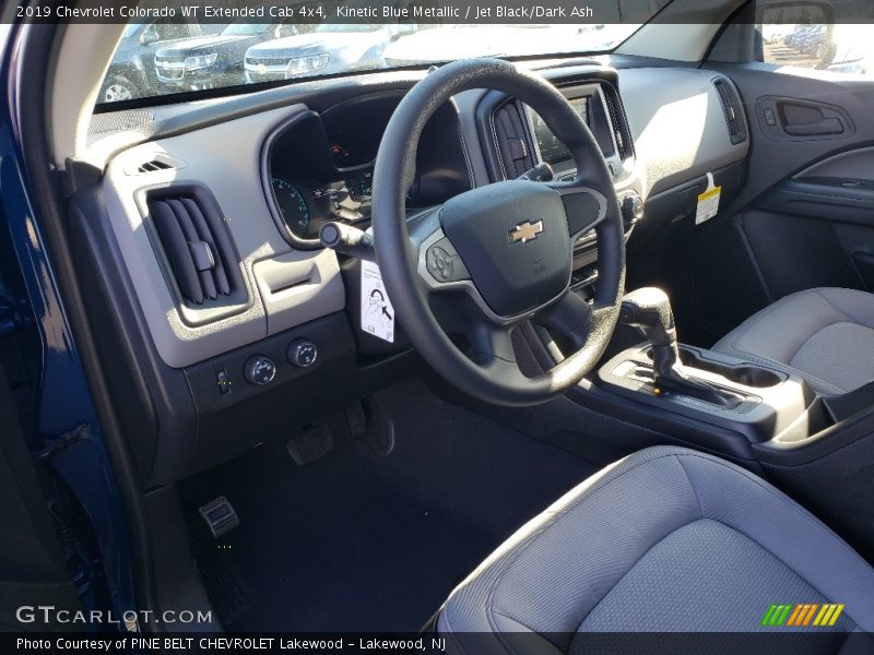 Kinetic Blue Metallic / Jet Black/Dark Ash 2019 Chevrolet Colorado WT Extended Cab 4x4