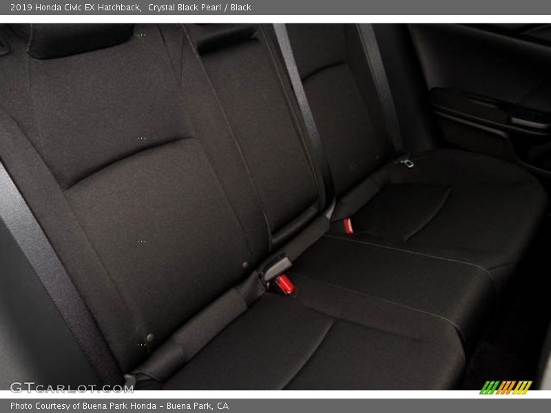 Crystal Black Pearl / Black 2019 Honda Civic EX Hatchback