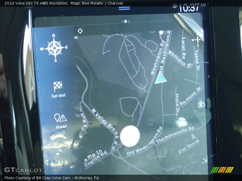 Navigation of 2019 S90 T6 AWD Inscription