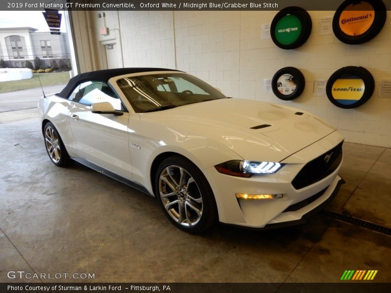 Front 3/4 View of 2019 Mustang GT Premium Convertible
