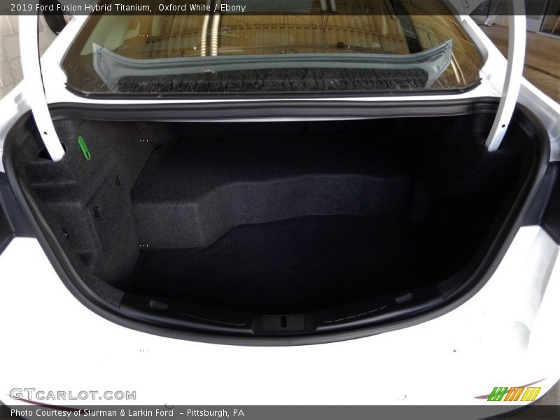 Oxford White / Ebony 2019 Ford Fusion Hybrid Titanium