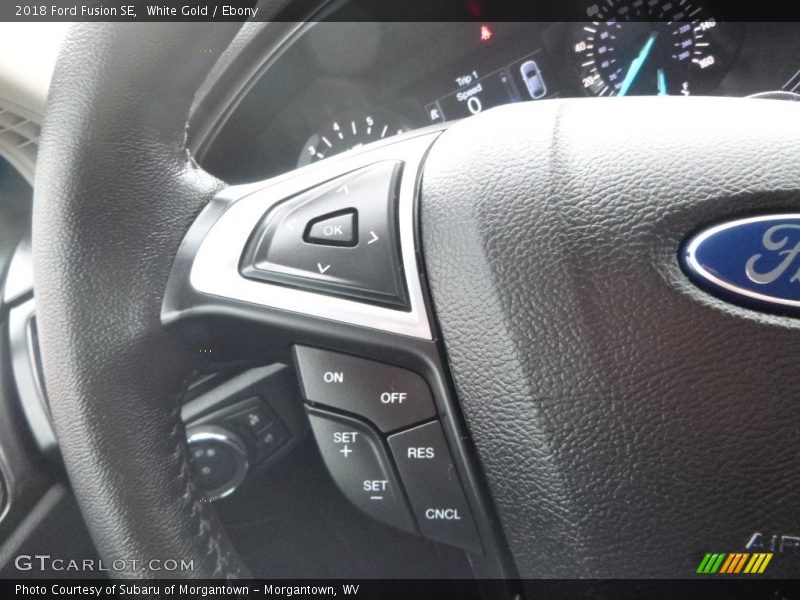 White Gold / Ebony 2018 Ford Fusion SE