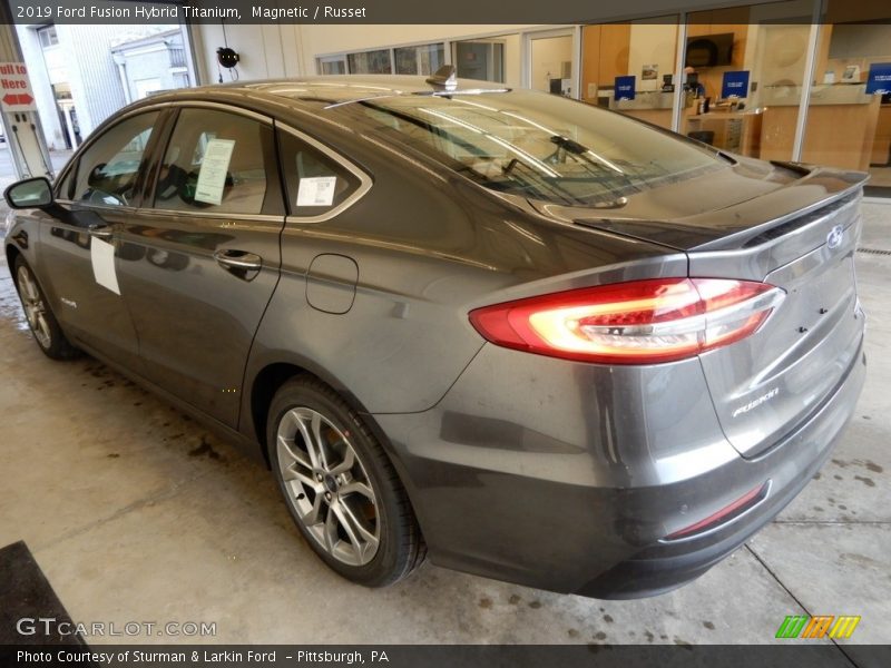 Magnetic / Russet 2019 Ford Fusion Hybrid Titanium