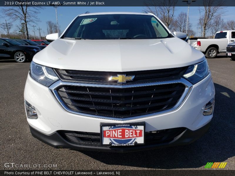 Summit White / Jet Black 2019 Chevrolet Equinox LT AWD