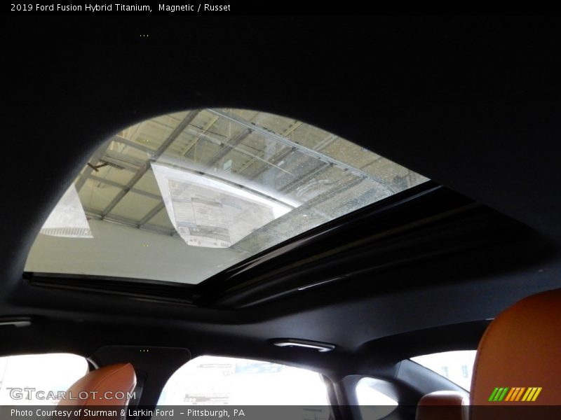 Magnetic / Russet 2019 Ford Fusion Hybrid Titanium