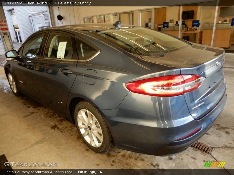 Blue Metallic / Ebony 2019 Ford Fusion Hybrid SE