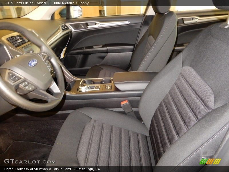 Blue Metallic / Ebony 2019 Ford Fusion Hybrid SE