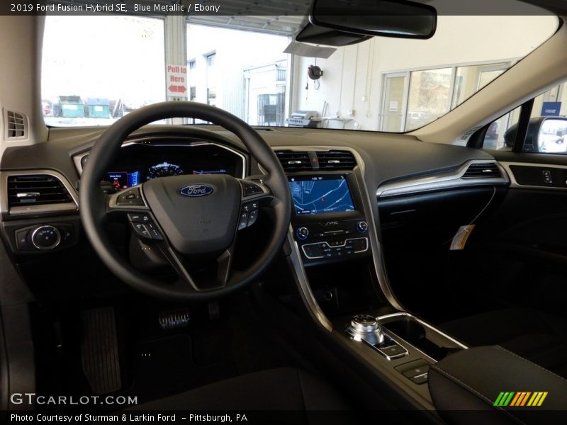 Blue Metallic / Ebony 2019 Ford Fusion Hybrid SE