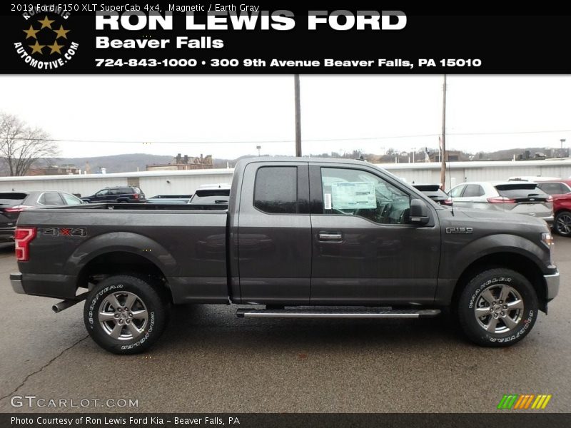 Magnetic / Earth Gray 2019 Ford F150 XLT SuperCab 4x4