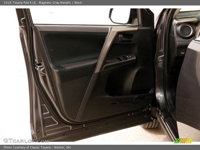 Magnetic Gray Metallic / Black 2015 Toyota RAV4 LE