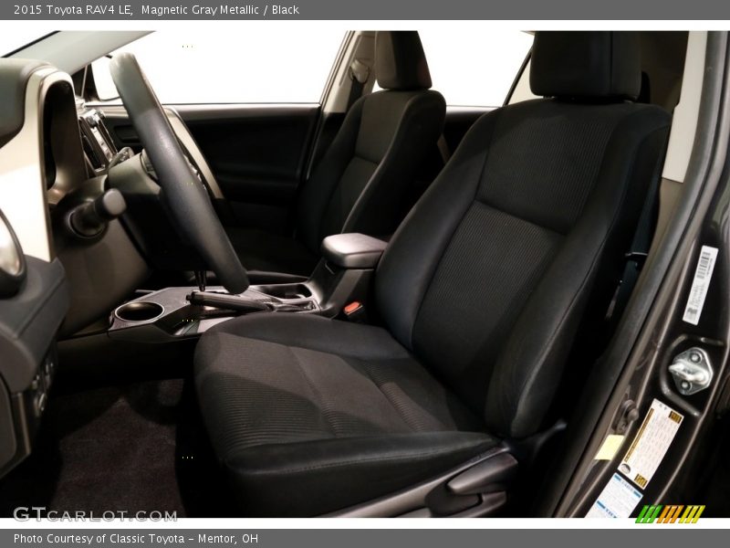 Magnetic Gray Metallic / Black 2015 Toyota RAV4 LE