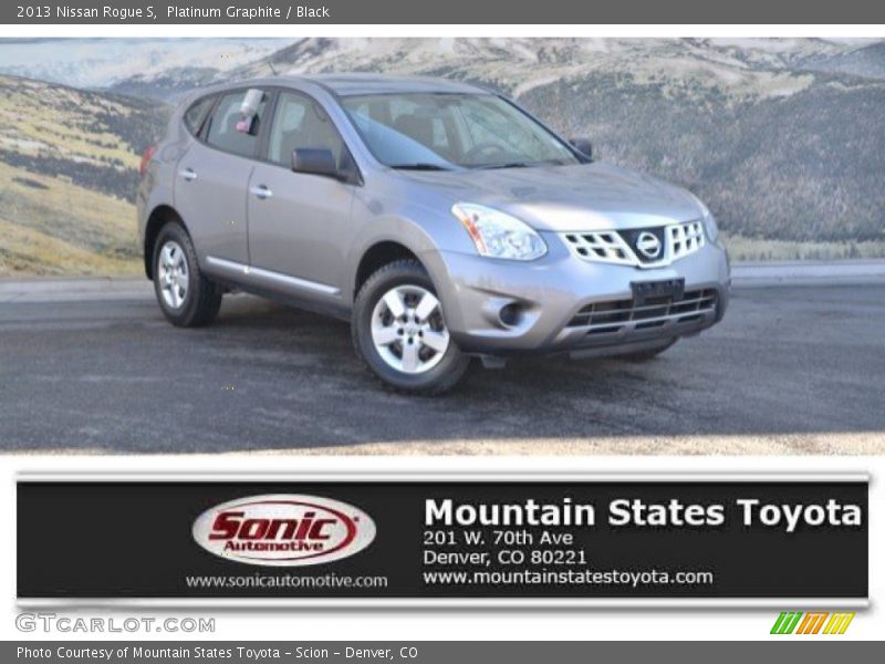 Platinum Graphite / Black 2013 Nissan Rogue S