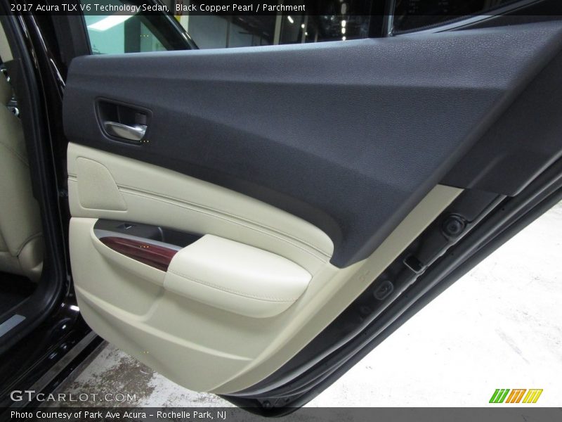 Black Copper Pearl / Parchment 2017 Acura TLX V6 Technology Sedan