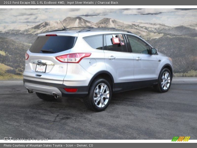 Ingot Silver Metallic / Charcoal Black 2013 Ford Escape SEL 1.6L EcoBoost 4WD